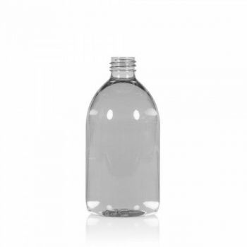 500 ml Flasche Soap 100% Recyclet PET MOPET transparent 28.410