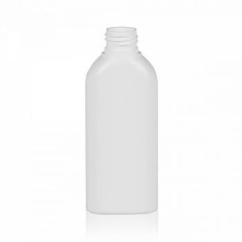100 ml Flasche Basic Oval HDPE weiẞ 24.410