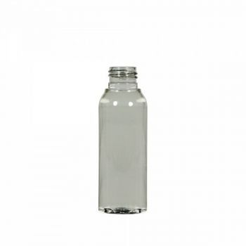 100 ml Flasche Basic Round 100% Recyclet PET MOPET transparent 24.410