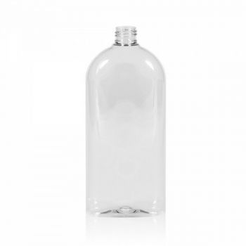 500 ml fles Basic Oval PET transparant 24.410