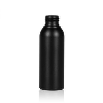 100 ml Flasche Basic Round HDPE schwarz 24.410