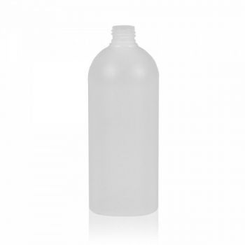 500 ml Flasche Basic Round HDPE natur 24.410