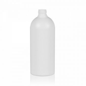 500 ml Flasche Basic Round HDPE weiẞ 24.410